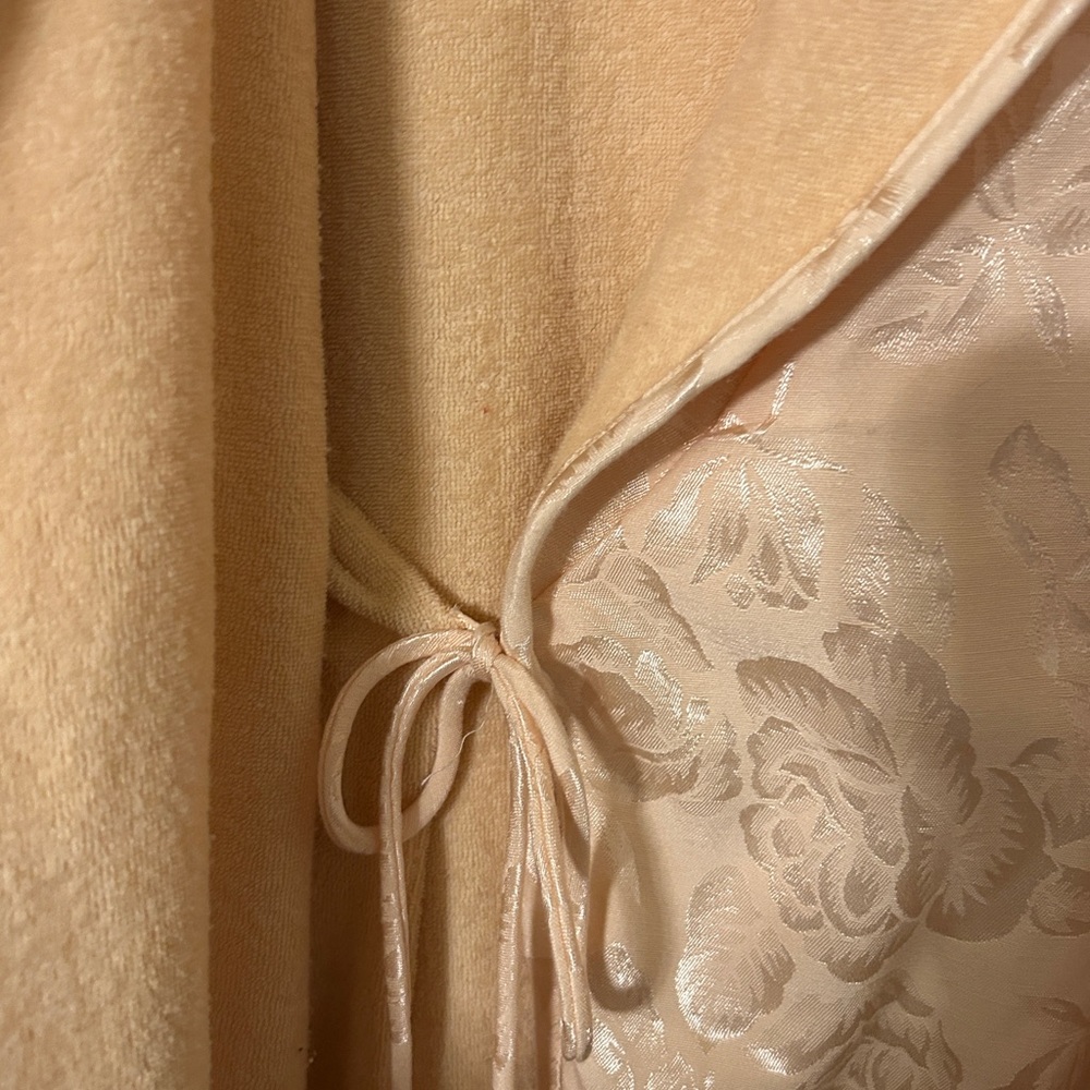 Vintage 80s Victorias Secret Gold Label Robe Lined Size Medium/Large EUC Rare - Picture 5 of 16